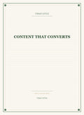 Content That Converts