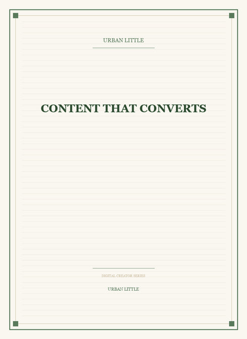 Content That Converts