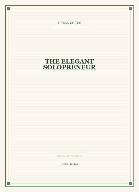 The Elegant Solopreneur